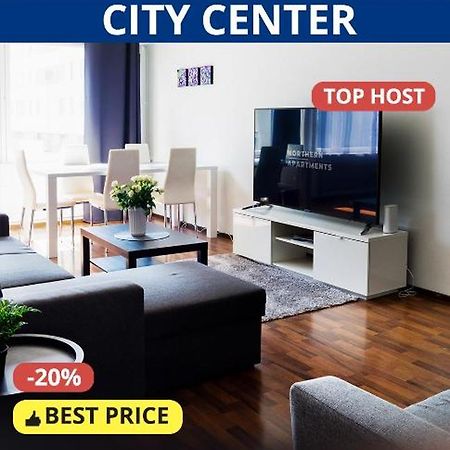 Oulu City Center 4-Room Apartment Parking Kültér fotó
