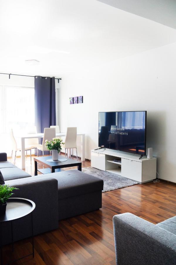Oulu City Center 4-Room Apartment Parking Kültér fotó