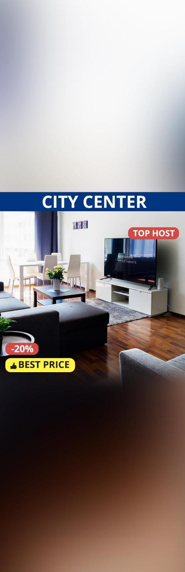 Oulu City Center 4-Room Apartment Parking Kültér fotó